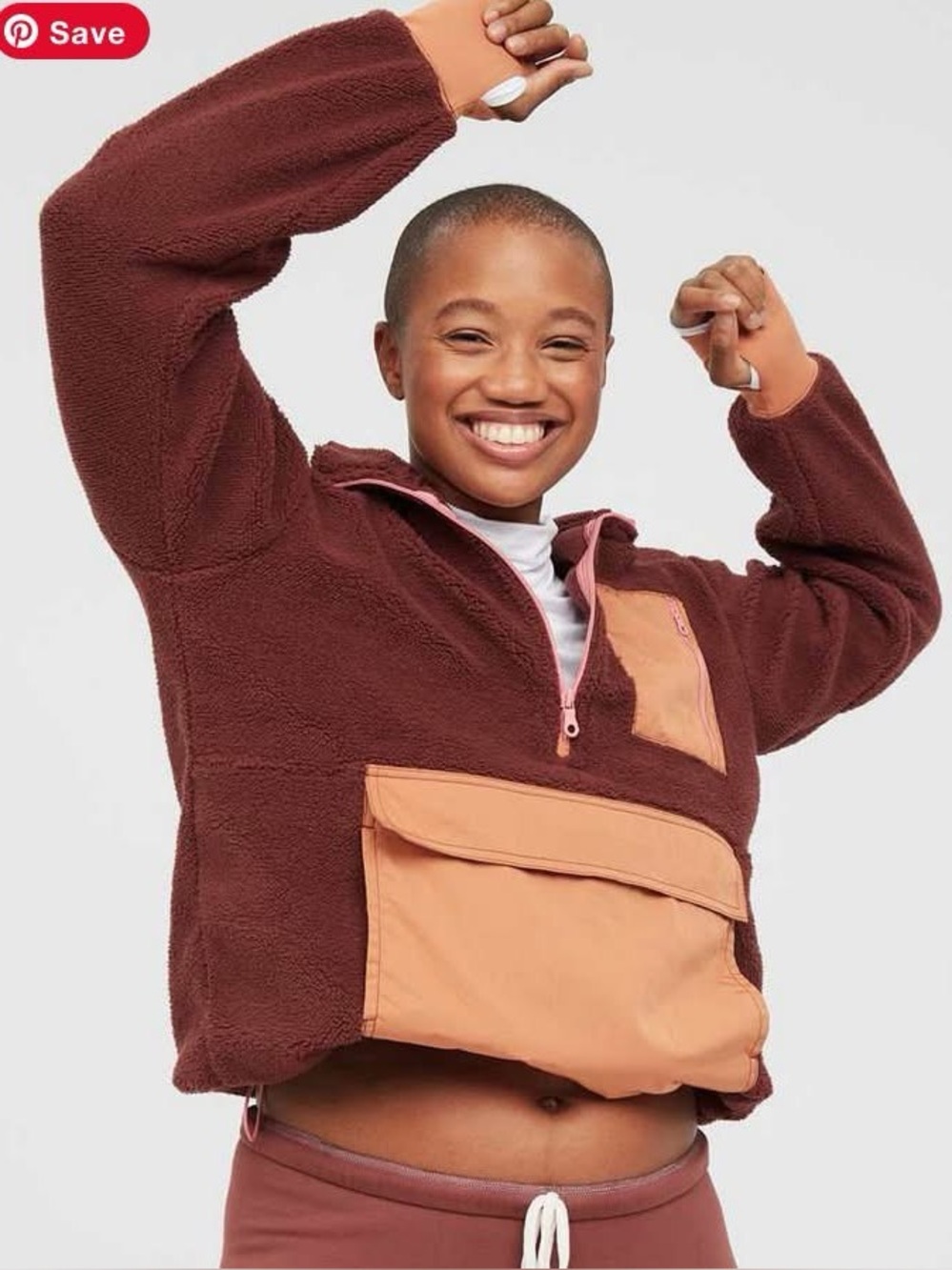OFFLINE AERIE  1/3 zip fleece pullover